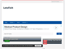 Tablet Screenshot of letsfixit.co.uk